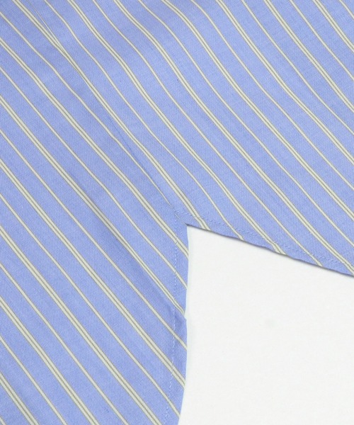 Pitta Re:)（ピッタリ）の「形態安定ノーアイロン レギュラー衿 長袖カジュアルシャツ（シャツ/ブラウス・レディース・ブルー/ライトブラウン・M/L/LL）」の17枚目の写真