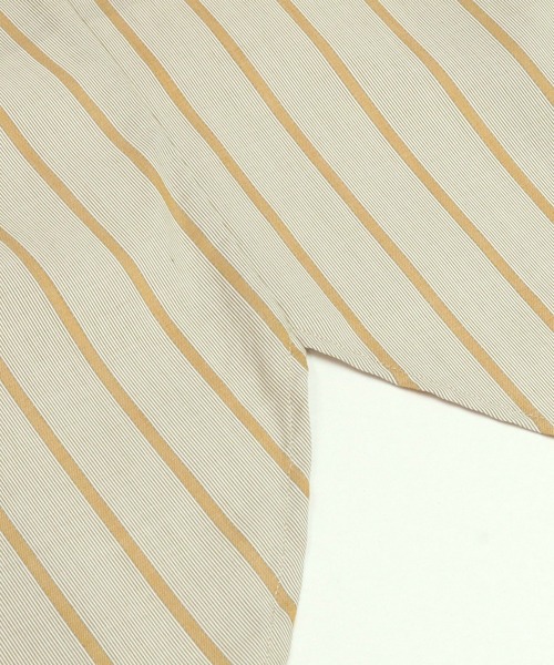 Pitta Re:)（ピッタリ）の「形態安定ノーアイロン レギュラー衿 長袖カジュアルシャツ（シャツ/ブラウス・レディース・ブルー/ライトブラウン・M/L/LL）」の20枚目の写真