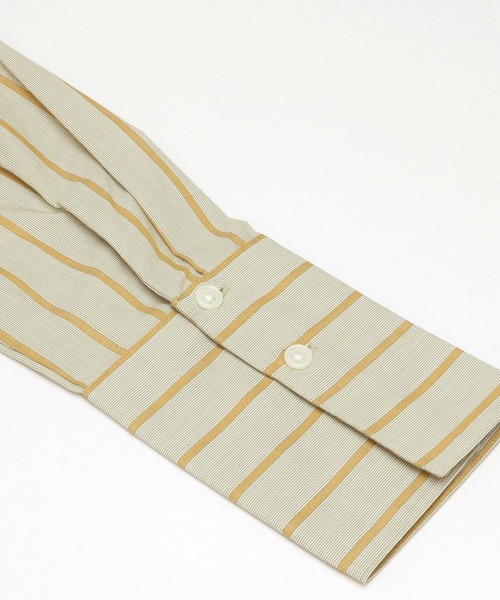 Pitta Re:)（ピッタリ）の「形態安定ノーアイロン レギュラー衿 長袖カジュアルシャツ（シャツ/ブラウス・レディース・ブルー/ライトブラウン・M/L/LL）」の22枚目の写真