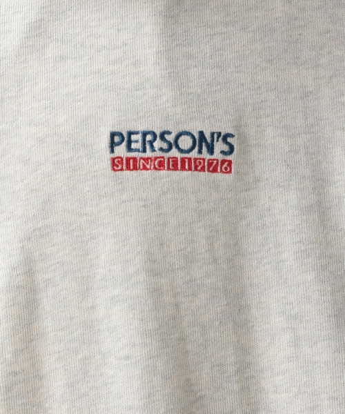 PERSON'S（パーソンズ）の「【PERSON'S】別注ハーフジップロンT（Tシャツ/カットソー・メンズ・ブラック/ホワイト・LARGE/MEDIUM）」の15枚目の写真