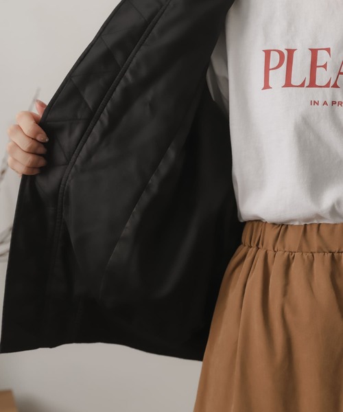 SENSE OF PLACE by URBAN RESEARCH（センスオブプレイスバイアーバンリサーチ）の「ボリュームスリーブMA-1（MA-1・レディース・ブラック/カーキ/アイボリー・ONE）」の15枚目の写真