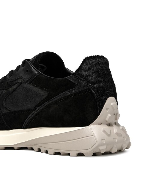 Aresense（アーセンス）の「D.A.T.E./デイト VETTA SOFT BLACK/レザーミッドカットスニーカー（スニーカー・レディース・ブラック・38/36/37）」の5枚目の写真