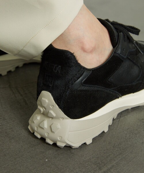 Aresense（アーセンス）の「D.A.T.E./デイト VETTA SOFT BLACK/レザーミッドカットスニーカー（スニーカー・レディース・ブラック・38/36/37）」の16枚目の写真