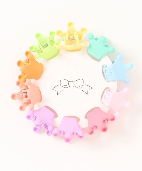 Fun & Daily（ファンアンドデイリー）の「10セット・スモールヘアクリップ（バレッタ/ヘアクリップ・キッズ・その他1/その他2/その他3/その他4/その他5・FREE）」の5枚目の写真