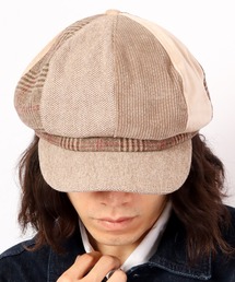 Sense of Grace | SENSE OF GRACE RYE CASQUETTE 異素材パッチワーク キャスケット(キャスケット)