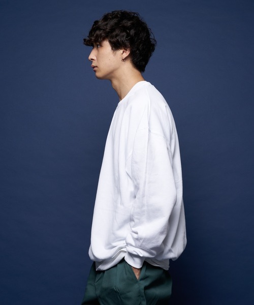 JERZEES(ジャージーズ)の「JERZEES-裏起毛クルースウェット(スウェット・メンズ・ホワイト/ブラック/ネイビー/グレー・M/L/XL)」の10枚目の写真