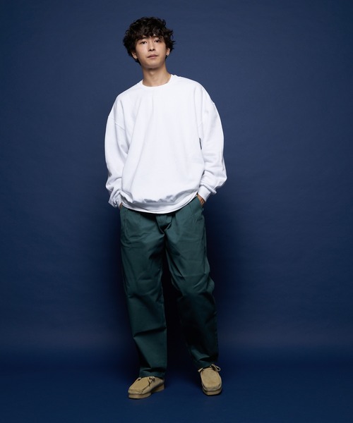 JERZEES(ジャージーズ)の「JERZEES-裏起毛クルースウェット(スウェット・メンズ・ホワイト/ブラック/ネイビー/グレー・M/L/XL)」の13枚目の写真