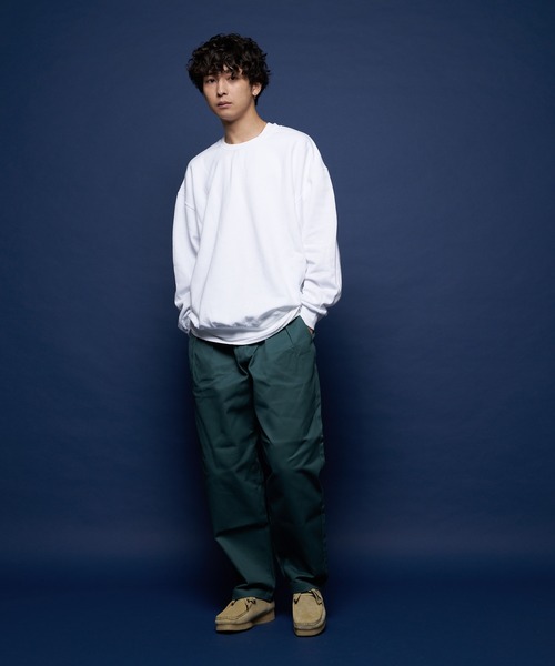 JERZEES(ジャージーズ)の「JERZEES-裏起毛クルースウェット(スウェット・メンズ・ホワイト/ブラック/ネイビー/グレー・M/L/XL)」の14枚目の写真