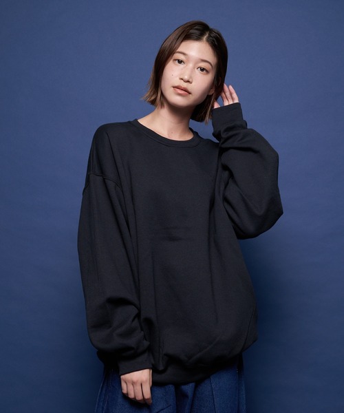 JERZEES(ジャージーズ)の「JERZEES-裏起毛クルースウェット(スウェット・メンズ・ホワイト/ブラック/ネイビー/グレー・M/L/XL)」の22枚目の写真