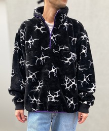 HUF（ハフ）の「【HUF】ハフ QUAKE SHERPA 1/4 ZIP  シェルパフリースジャケット プルオーバー FL00185（ブルゾン）」