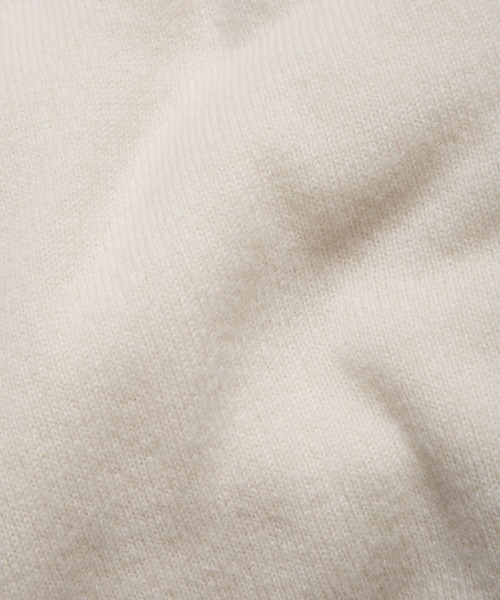 ROPE'（ロペ）の「【カシミヤブレンド】ウールVネックニット（ニット/セーター・レディース・ホワイト/ブラウン/オレンジ/ミント/ラベンダー・38）」の7枚目の写真