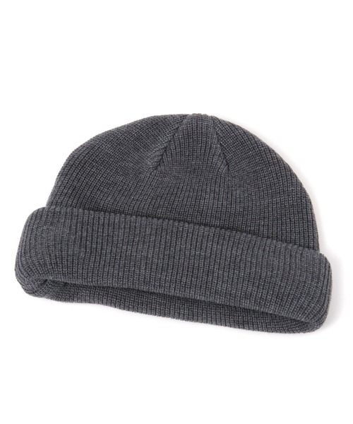 GLOBAL WORK(グローバルワーク)の「洗えるリブニットワッチ/126487(ニットキャップ/ビーニー・メンズ・チャコールグレー/ブラック/オレンジ/ライトベージュ・FREE)」の1枚目の写真