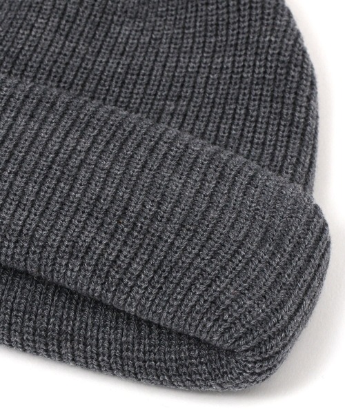GLOBAL WORK(グローバルワーク)の「洗えるリブニットワッチ/126487(ニットキャップ/ビーニー・メンズ・チャコールグレー/ブラック/オレンジ/ライトベージュ・FREE)」の8枚目の写真