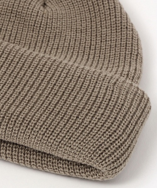 GLOBAL WORK(グローバルワーク)の「洗えるリブニットワッチ/126487(ニットキャップ/ビーニー・メンズ・チャコールグレー/ブラック/オレンジ/ライトベージュ・FREE)」の10枚目の写真