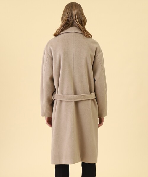 tk.TAKEO KIKUCHI(ティーケータケオキクチ)の「◆テックウールビーバービッグセミダブルコート(チェスターコート・メンズ・ブラック/ダークグリーン/マスタード/ブラウン系その他/ライトベージュ・01/02/03)」の14枚目の写真