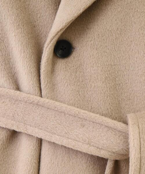 tk.TAKEO KIKUCHI(ティーケータケオキクチ)の「◆テックウールビーバービッグセミダブルコート(チェスターコート・メンズ・ブラック/ダークグリーン/マスタード/ブラウン系その他/ライトベージュ・01/02/03)」の12枚目の写真