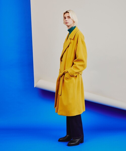 tk.TAKEO KIKUCHI(ティーケータケオキクチ)の「◆テックウールビーバービッグセミダブルコート(チェスターコート・メンズ・ブラック/ダークグリーン/マスタード/ブラウン系その他/ライトベージュ・01/02/03)」の20枚目の写真