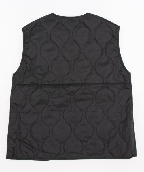 ehka sopo（エヘカソポ）の「キルティングベスト（ベスト・レディース・ブラック/カーキ/キナリ・ﾌﾘ-）」の6枚目の写真