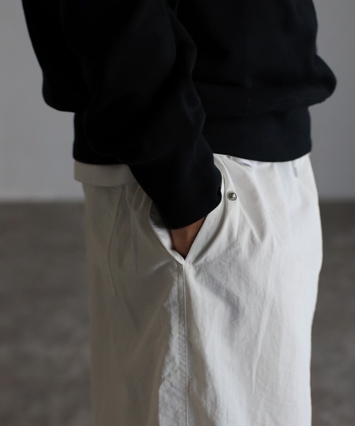 CREARE -LINO-（クレアーレリノ）の「ナイロン ワッシャースノー ルーズパンツ<ユニセックス>（その他パンツ・メンズ・ブラック/ネイビー/グリーン/マスタード/ホワイト・M/L/XL）」の16枚目の写真