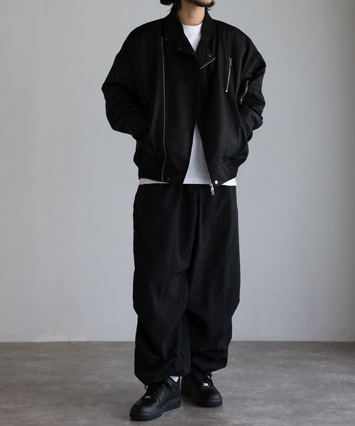 CREARE -LINO-（クレアーレリノ）の「ナイロン ワッシャースノー ルーズパンツ<ユニセックス>（その他パンツ・メンズ・ブラック/ネイビー/グリーン/マスタード/ホワイト・M/L/XL）」の22枚目の写真