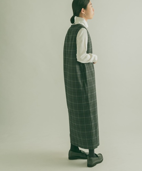 FORK&SPOON（フォークアンドスプーン）の「『UR TECH』FORK&SPOON　裏起毛タートルプルオーバー（Tシャツ/カットソー・レディース・ブラック/グリーン/オフホワイト・1）」の4枚目の写真