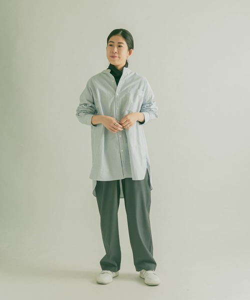 FORK&SPOON（フォークアンドスプーン）の「『UR TECH』FORK&SPOON　裏起毛タートルプルオーバー（Tシャツ/カットソー・レディース・ブラック/グリーン/オフホワイト・1）」の10枚目の写真