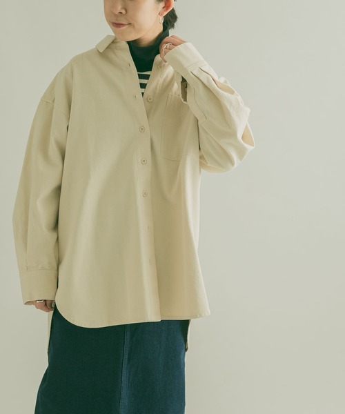 FORK&SPOON（フォークアンドスプーン）の「『UR TECH』FORK&SPOON　裏起毛タートルプルオーバー（Tシャツ/カットソー・レディース・ブラック/グリーン/オフホワイト・1）」の19枚目の写真