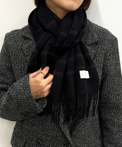 セール】【SETUP7】選べるバリエーション！ ウールマフラー フリンジ