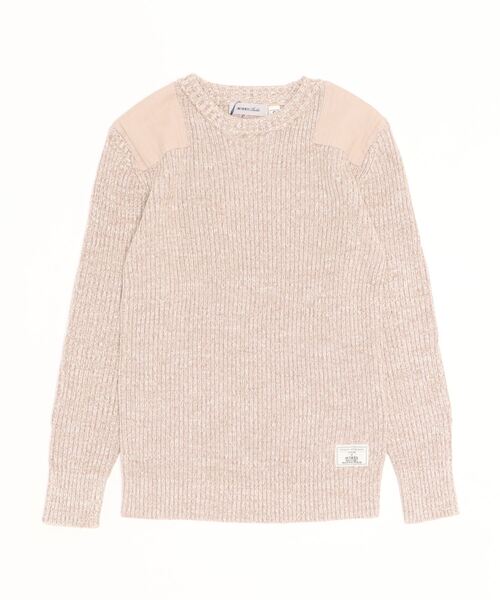 AVIREX(アヴィレックス)の「GUNPATCH MILITARY COMMAND KNIT/ ガンパッチミリタリーコマンドニット(ニット/セーター・レディース・ホワイト系2/オリーブ系/グレー・M/S)」の15枚目の写真