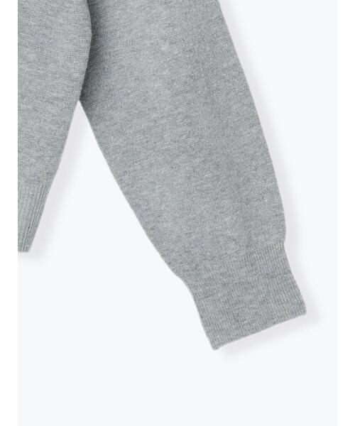 Te chichi TERRASSE（テチチテラス）の「パール釦カーディガン（カーディガン/ボレロ・レディース・ブラック/グレー/オフホワイト・ﾌﾘ-）」の7枚目の写真