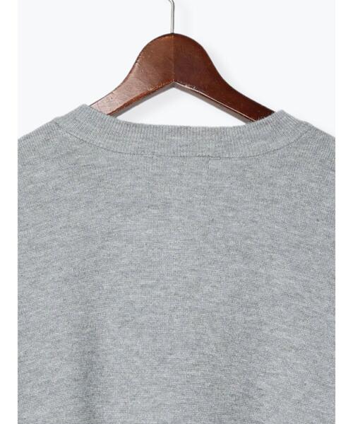 Te chichi TERRASSE（テチチテラス）の「パール釦カーディガン（カーディガン/ボレロ・レディース・ブラック/グレー/オフホワイト・ﾌﾘ-）」の9枚目の写真