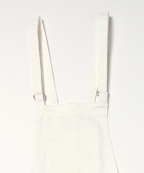 Ray BEAMS（レイビームス）の「Ray BEAMS / ストレッチデニムサロペット（サロペット/オーバーオール・レディース・オフホワイト/ブルー系その他・0/1）」の16枚目の写真