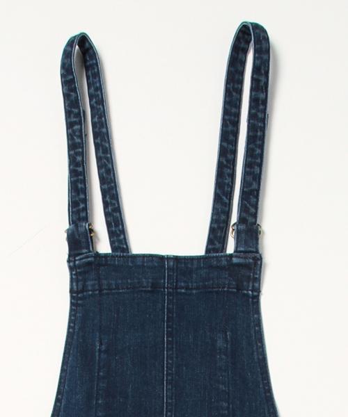 Ray BEAMS（レイビームス）の「Ray BEAMS / ストレッチデニムサロペット（サロペット/オーバーオール・レディース・オフホワイト/ブルー系その他・0/1）」の12枚目の写真