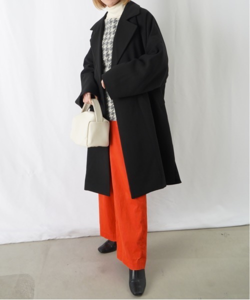 LUCA/LADY LUCK LUCA(ルカ/レディラックルカ)の「LC/LLL サーモライトルーズシルエットコート(チェスターコート・レディース・ブラック/ブラウン・FREE)」の18枚目の写真