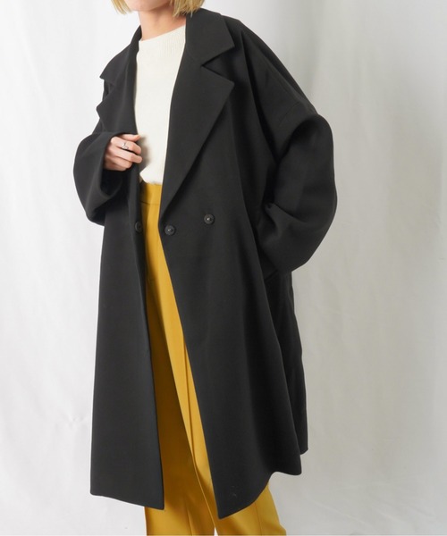 LUCA/LADY LUCK LUCA(ルカ/レディラックルカ)の「LC/LLL サーモライトルーズシルエットコート(チェスターコート・レディース・ブラック/ブラウン・FREE)」の22枚目の写真