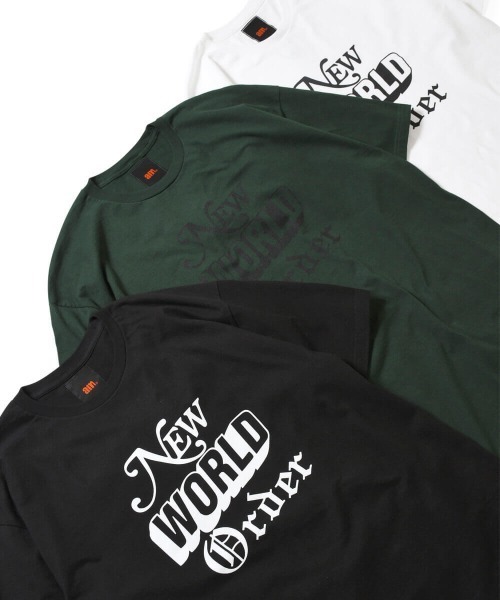 am（エーエム）の「エーエム [am] - ニュー ワールド オーダー グラフィック 半袖 Tシャツ [NWO TEE]（Tシャツ/カットソー・メンズ・ホワイト/グリーン/ブラック・XL/L/XXL）」の5枚目の写真