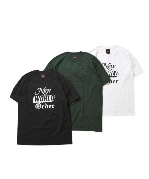 am（エーエム）の「エーエム [am] - ニュー ワールド オーダー グラフィック 半袖 Tシャツ [NWO TEE]（Tシャツ/カットソー・メンズ・ホワイト/グリーン/ブラック・XL/L/XXL）」の4枚目の写真