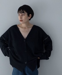 marjour | STITCH KNIT CARDIGAN(カーディガン/ボレロ)