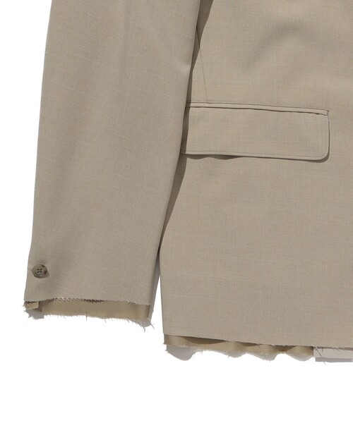 BEAMS(ビームス)の「BEAMS / ボクシー 1B ジャケット(テーラードジャケット・メンズ・ブラック/ベージュ・S/M/L/XL)」の3枚目の写真