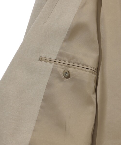 BEAMS(ビームス)の「BEAMS / ボクシー 1B ジャケット(テーラードジャケット・メンズ・ブラック/ベージュ・S/M/L/XL)」の6枚目の写真
