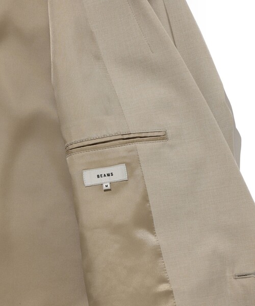 BEAMS(ビームス)の「BEAMS / ボクシー 1B ジャケット(テーラードジャケット・メンズ・ブラック/ベージュ・S/M/L/XL)」の11枚目の写真