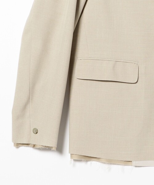 BEAMS(ビームス)の「BEAMS / ボクシー 1B ジャケット(テーラードジャケット・メンズ・ブラック/ベージュ・S/M/L/XL)」の17枚目の写真
