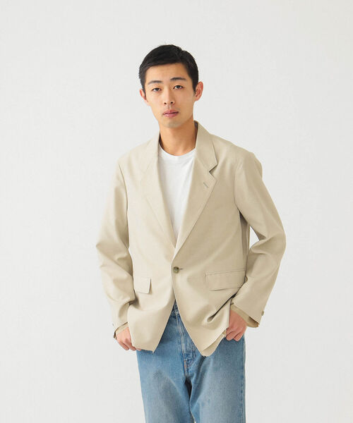 BEAMS(ビームス)の「BEAMS / ボクシー 1B ジャケット(テーラードジャケット・メンズ・ブラック/ベージュ・S/M/L/XL)」の20枚目の写真