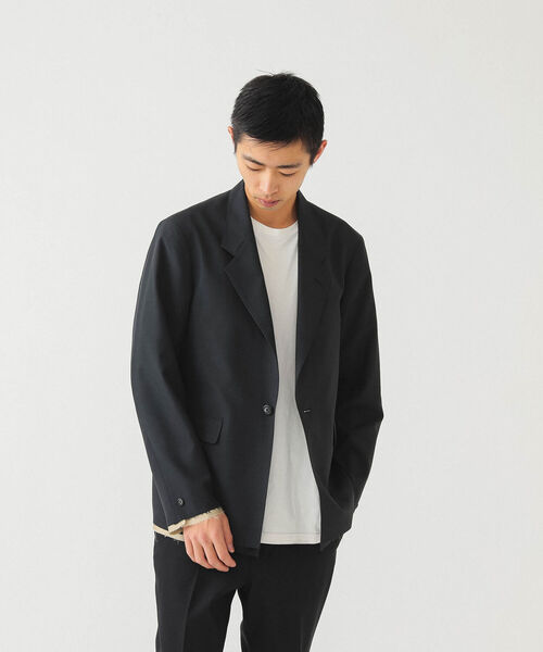 BEAMS(ビームス)の「BEAMS / ボクシー 1B ジャケット(テーラードジャケット・メンズ・ブラック/ベージュ・S/M/L/XL)」の19枚目の写真