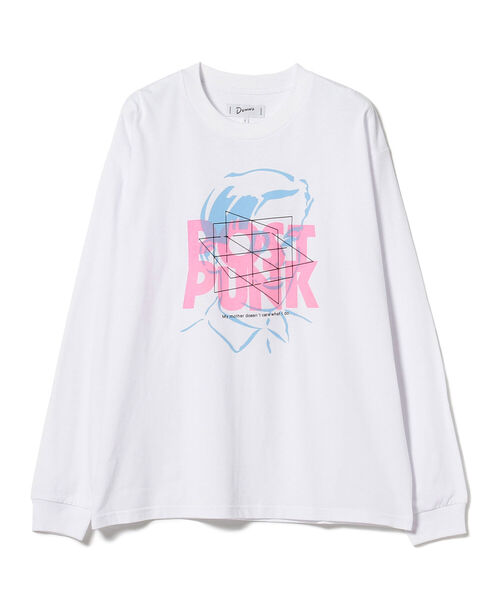 Ray BEAMS(レイビームス)の「Dunno / Post Punk ロングスリーブ Tシャツ(Tシャツ/カットソー・レディース・ホワイト/グレー・SMALL)」の8枚目の写真