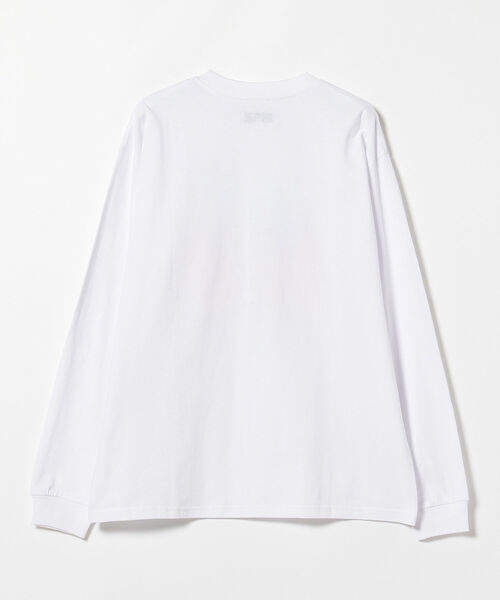 Ray BEAMS(レイビームス)の「Dunno / Post Punk ロングスリーブ Tシャツ(Tシャツ/カットソー・レディース・ホワイト/グレー・SMALL)」の4枚目の写真