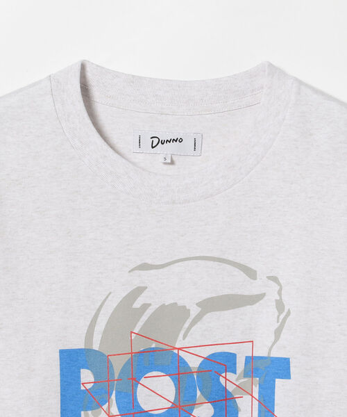 Ray BEAMS(レイビームス)の「Dunno / Post Punk ロングスリーブ Tシャツ(Tシャツ/カットソー・レディース・ホワイト/グレー・SMALL)」の16枚目の写真