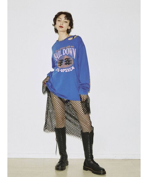 jouetie（ジュエティ）の「オーバーメッシュロングトップス