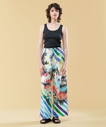 DES PRES デプレ　グラフィカルプリントウエストギャザーパンツ　３４サイズ 70942521_b_01_215.jpg