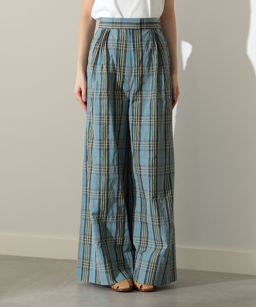 Demi-Luxe BEAMS（デミルクス ビームス）の「Demi-Luxe BEAMS / タフタサッカー チェックパンツ（その他パンツ・レディース・その他6・36/38）」の10枚目の写真